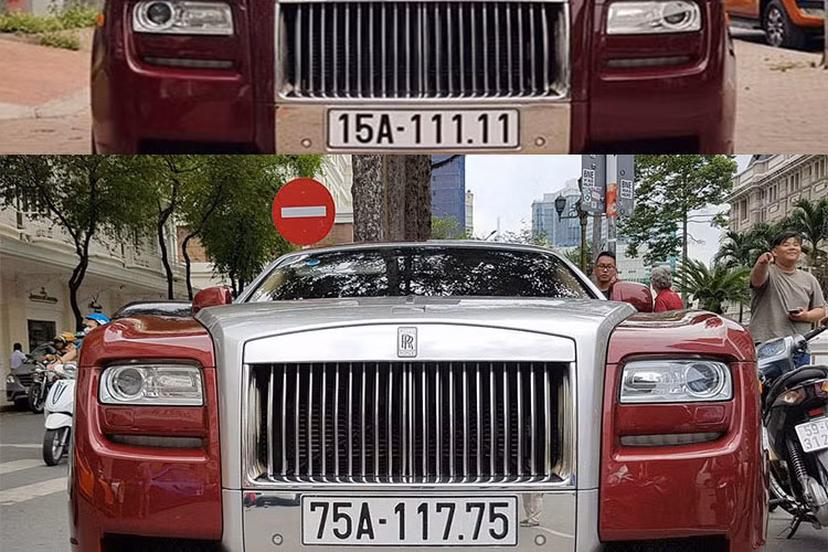 Mới đây, chiếc siêu xe sang Rolls-Royce Ghost Series I này từng mang biển "ngũ quý 1" và được rao bán với giá hơn 11 tỷ đồng tại Hà Nội bất ngờ xuất hiện trên đường phố Sài Gòn. Nhưng thay vì được đeo biển số 15 (Hải Phòng), siêu xe này nhập tịch vào xứ Huế với biển số 75.