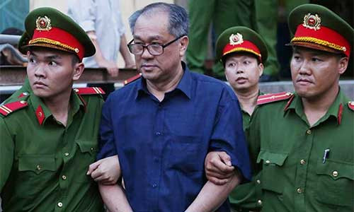 Bị cáo Phạm Công Danh bị cáo buộc làm thất thoát số tiền trên. Ảnh: HOÀNG GIANG