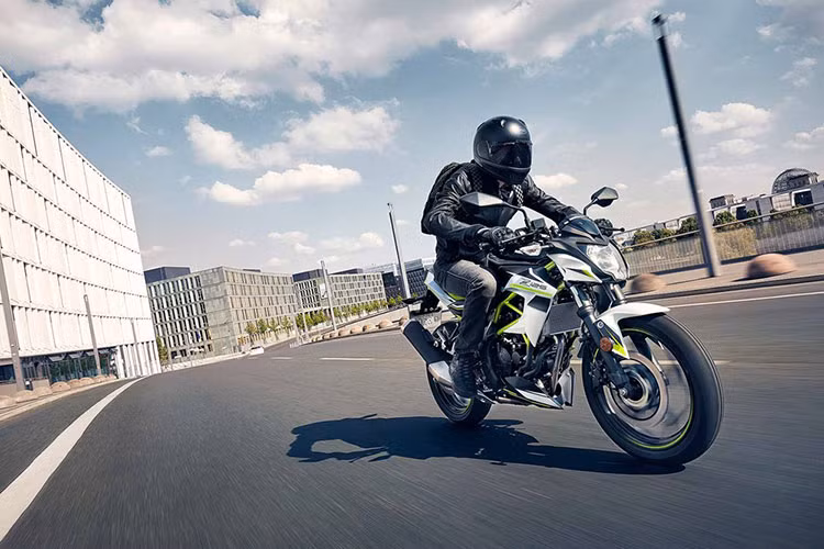 Các trang bị khác như bảng đồng hồ, bình xăng, ống xả hay hệ thống đèn chiếu sáng... của hai chiếc xe môtô cỡ nhỏ Kawasaki đều không thay đổi.