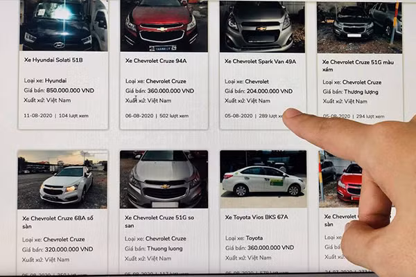 Nhiều người dùng vẫn còn e ngại khimua xe phát mãi từ phía ngân hàng.