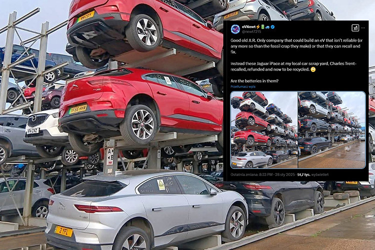 Những chiếc xe Jaguar I-Pace bị bỏ đi chủ yếu xuất hiện trong bãi phế liệu của Charles Trent, một công ty chuyên về tái chế và quản lý xe tại Anh, hoạt động từ năm 1926. Công ty này chuyên cung cấp các dịch vụ như bán phụ tùng đã qua sử dụng, đấu giá trực tuyến, thu gom xe phế liệu và xuất khẩu linh kiện ôtô.