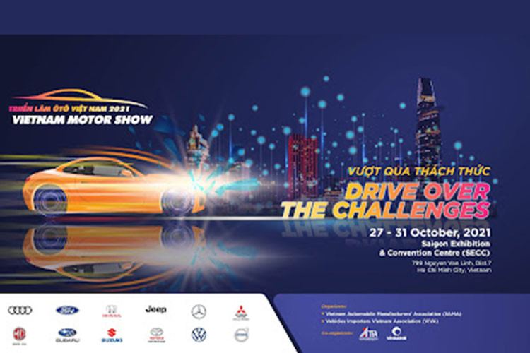 Trien lam oto Viet Nam 2021 nguy co cao bi huy vi COVID-19