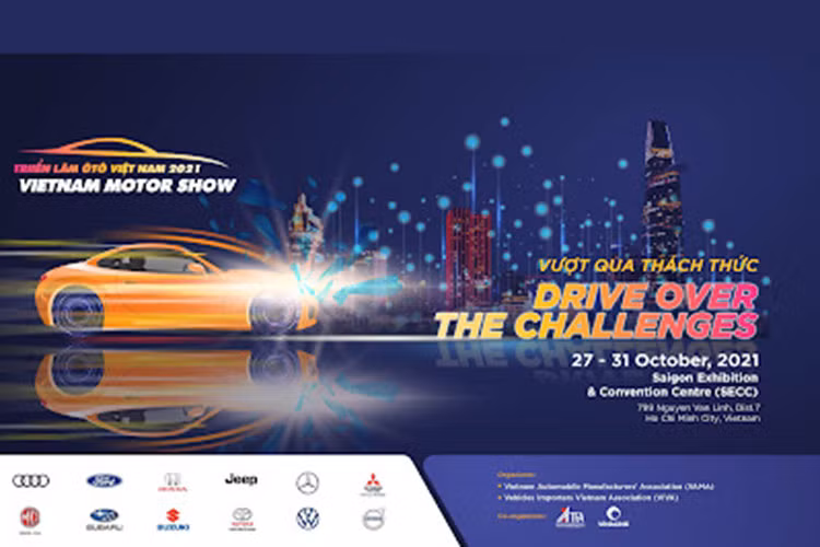 Trien lam oto Viet Nam 2021 nguy co cao bi huy vi COVID-19