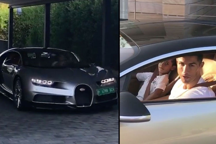 Cầu thủ người Bồ Đào Nha dành tình yêu đặc biệt đối với các dòng xe của Bugatti. Sau khi giành chức vô địch Series A lần thứ 9 liên tiếp cùng Juventus vào năm ngoái, Cristiano Ronaldo đã tự thưởng cho mình một chiếc Bugatti Centodieci, trị giá 11 triệu USD.