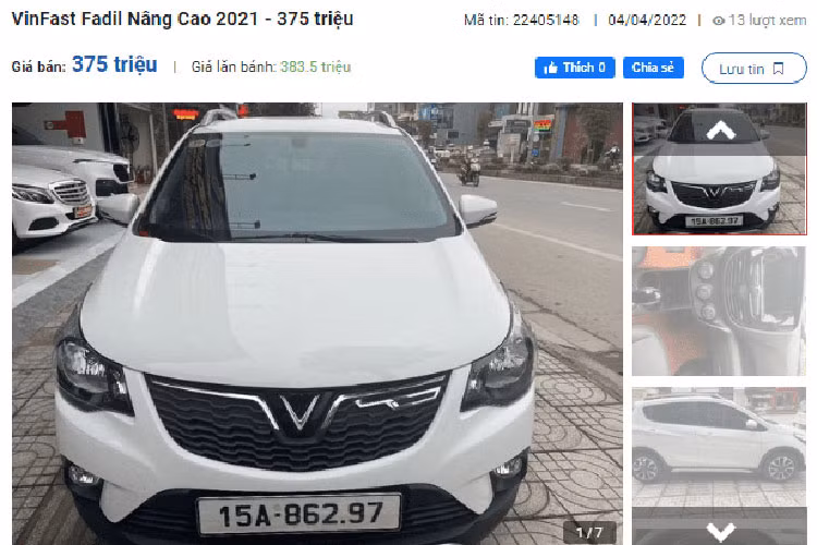 VinFast Fadil moi chay 300 km chao ban 375 trieu, dat hay re?