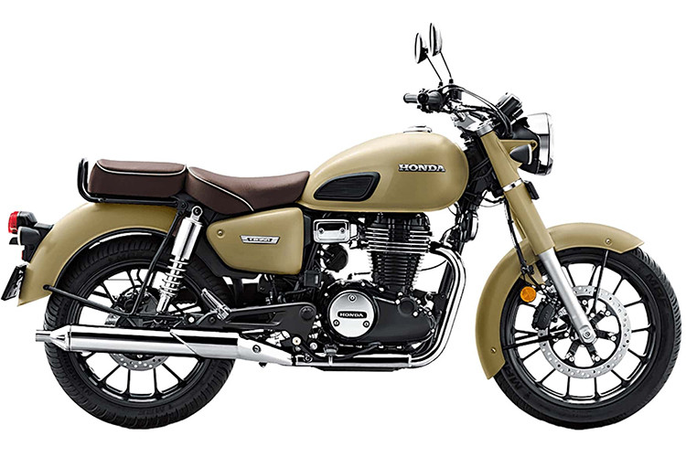 Ngoài ra, CB350 còn trang bị hệ thống kiểm soát mô-men xoắn HSTC và tính năng an toàn bổ sung là đèn cảnh báo dừng khẩn cấp trong trường hợp phanh gấp. Cặp giảm xóc trước ống lồng và giảm xóc sau chứa đầy nitơ điều áp. Phanh đĩa trước 310 mm và đĩa sau 240 mm, tích hợp ABS hai kênh.