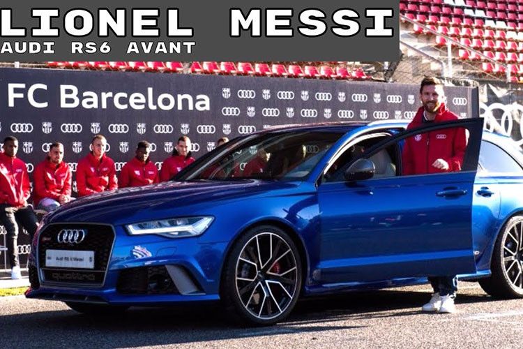 Vào năm 2017, khi còn thi đấu ở Barcelona, Messi và các đồng đội được phép chọn một chiếc xe bất kì đến từ thương hiệu Audi. Những chiếc xe này sẽ được các cầu thủ sử dụng để di chuyển từ nhà đến sân tập hàng ngày trong vòng 1 năm.