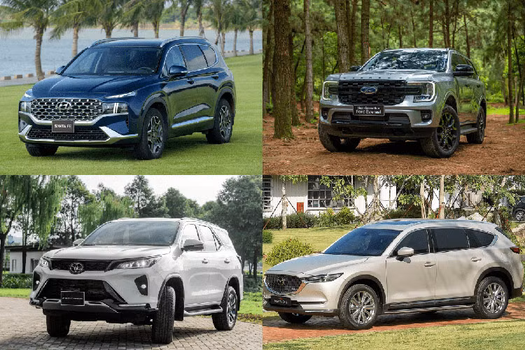 Đà tăng trưởng doanh số của cặp đối thủ Mỹ - Hàn được dự đoán sẽ tiếp tục duy trì trong tháng 11/2024. Bởi, đây là tháng cuối cùng SantaFe được hưởng ưu đãi phí trước bạ, khách hàng sẽ có tâm lý tăng mua để tận dụng chính sách Nhà nước. Everest cũng được hãng tăng sức đấu bằng chính sách giảm giá trực tiếp và hỗ trợ tới 100% phí trước bạ.