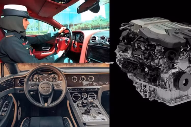 Chiếc xe siêu sang Bentley Continental GT 2023 của cảnh sát Dubai còn được trang bị nhiều tiện nghi để phục vụ cho việc làm nhiệm vụ như: camera, đèn báo động, hệ thống liên lạc tiên tiến, hệ thống AI với công nghệ nhận dạng khuôn mặt.