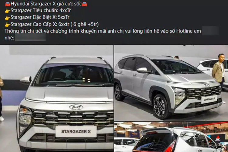 Ngoài ra, nhân viên tư vấn bán hàng tại đại lý còn tiết lộ thời điểm giao xe MPV Hyundai Stargazer X 2024 cho khách hàng Việt là tháng 4 hoặc tháng 5 năm nay. Như vậy, lịch giao xe đã bị lùi lại so với thời điểm ban đầu là tháng 3/2024.
