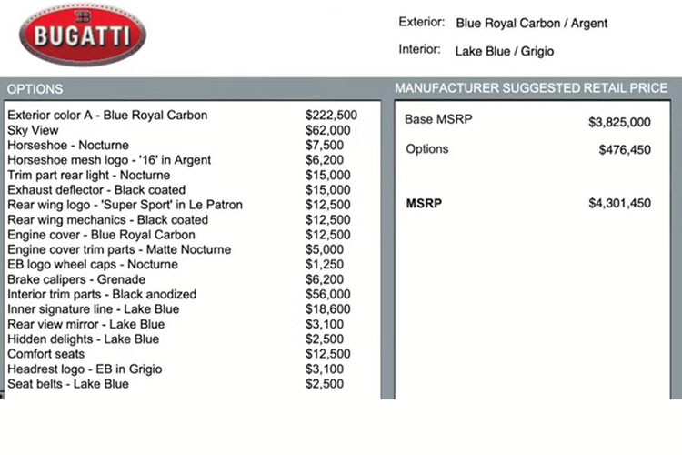 Mau son Bugatti Chiron dat ngang sieu xe Lamborghini Huracan 