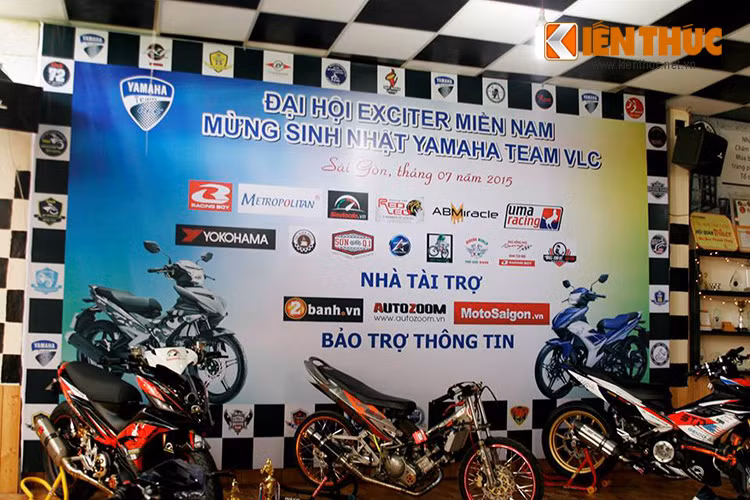  Đại hội Exciter khu vực phía Nam vừa qua đã quy tụ hàng trăm chiếc xe từ khắp mọi miền đất nước.