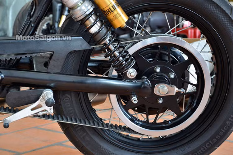 Hệ thống truyền động bằng dây Cuaro (Belt) khá độc. 