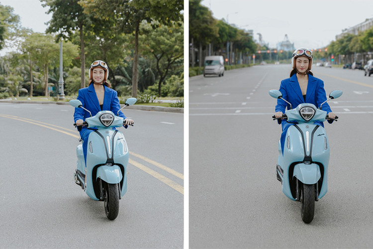 Hoa hau Luong Thuy Linh lua chon Yamaha Grande Hybrid du lich he-Hinh-3
