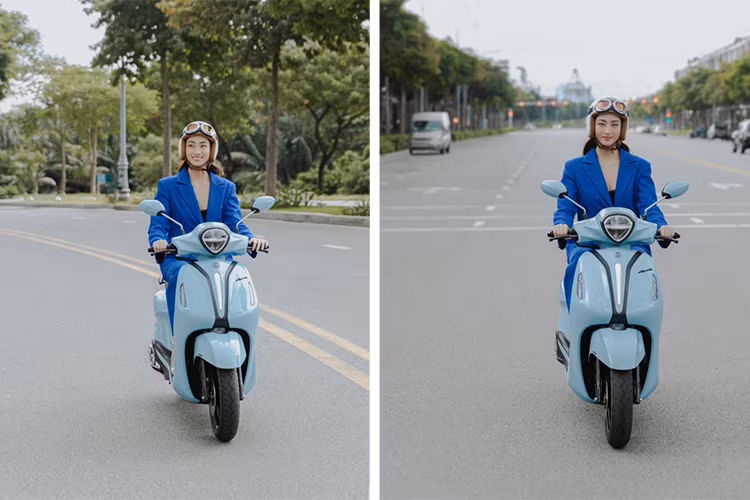 Hoa hau Luong Thuy Linh lua chon Yamaha Grande Hybrid du lich he-Hinh-3
