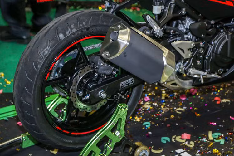 Về sức mạnh, Ninja 250 được trang bị động cơ xy lanh đôi, DOHC, 4 thì, làm mát bằng dung dịch, cho công suất 39 mã lực tại tua máy 12.500 vòng/phút và mômen xoắn cực đại 23,5 Nm tại tua máy 10.000 vòng/phút.