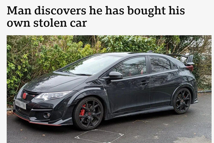 Honda Civic Type R bi danh cap roi ban nguoc cho chu cu