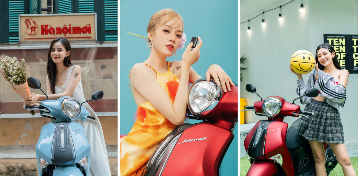 Yamaha Janus mon do khong the thieu cua hot tiktoker trong ky nghi le