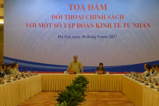 Thu tuong lang nghe gop y cua 14 tap doan tu nhan