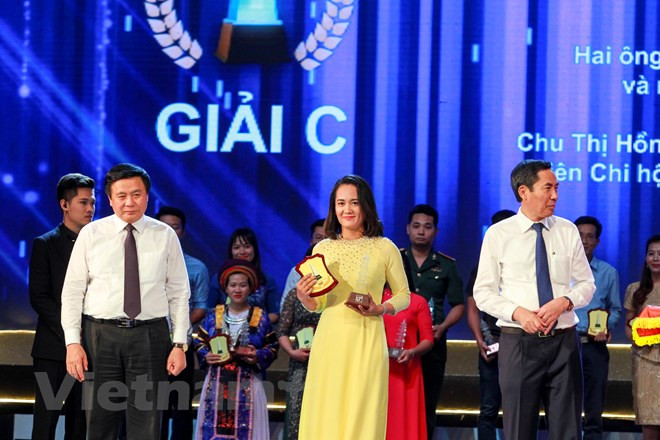 Trong tổng số 105 giải (gồm 8 giải A, 25 giải B, 43 giải C và 29 giải Khuyến khích), Thông tấn xã Việt Nam đã giành tám giải (trong đó có một giải A, bốn giải B và ba giải C). (Ảnh: Minh Sơn/Vietnam+)
