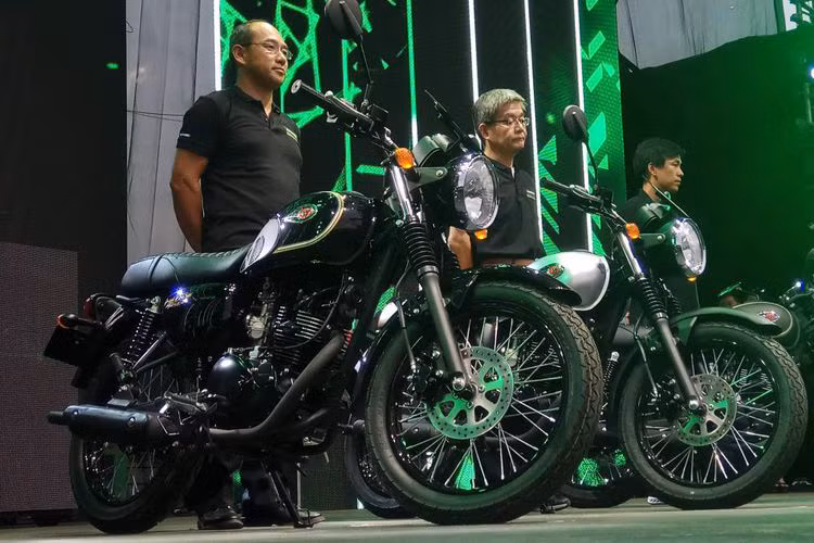 Do được định giá rẻ nên các trang bị trên W175 rất đơn giản. Chiếc xe chỉ được trang bị hệ thống phanh đĩa với heo 2 piston ở phiá trước, trong khi bánh sau vẫn sử dụng phanh đùm. Ống xả cùng nhiều chi tiết mang hơi hướng cổ điển giống như các "đàn anh" Kawsaki dòng W của hãng.