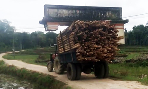 Xe cong nong cho keo 