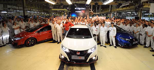 Honda Civic Type R chinh thuc duoc san xuat