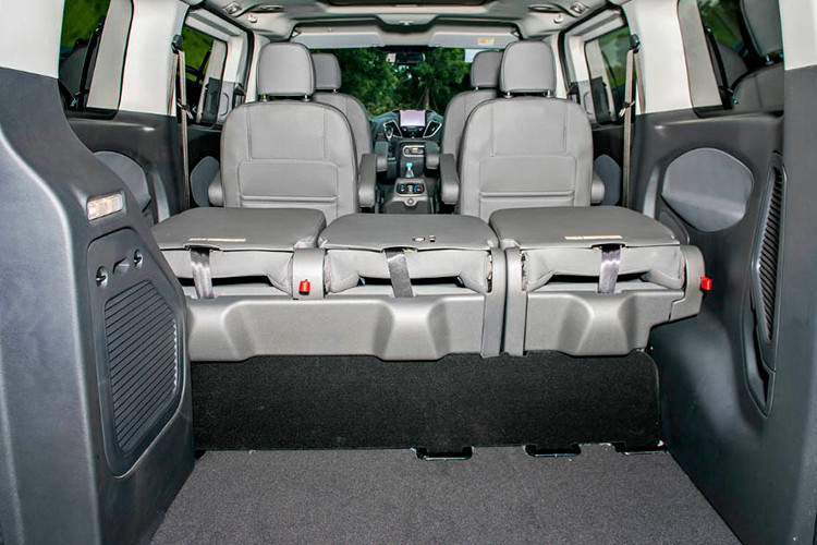 Một số tính năng an toàn nổi bật của xe gồm có; Gói công nghệ an toàn theo hệ thống BOSCH 9.1 cao cấp nhất; hệ thống ga tự động (trên bản Titanium); 8 cảm biến cảnh báo va chạm và camera hỗ trợ đỗ xe; Hệ thống phanh ABS, EBD; Hệ thống cân bằng điện tử ESP, chống trơn trượt TCS và hỗ trợ khởi hành ngang dốc HLA…2 túi khí trước; 2 túi khí bên và 2 túi khí rèm cho 2 cửa phía trước (chỉ trên phiên bản Titanium).