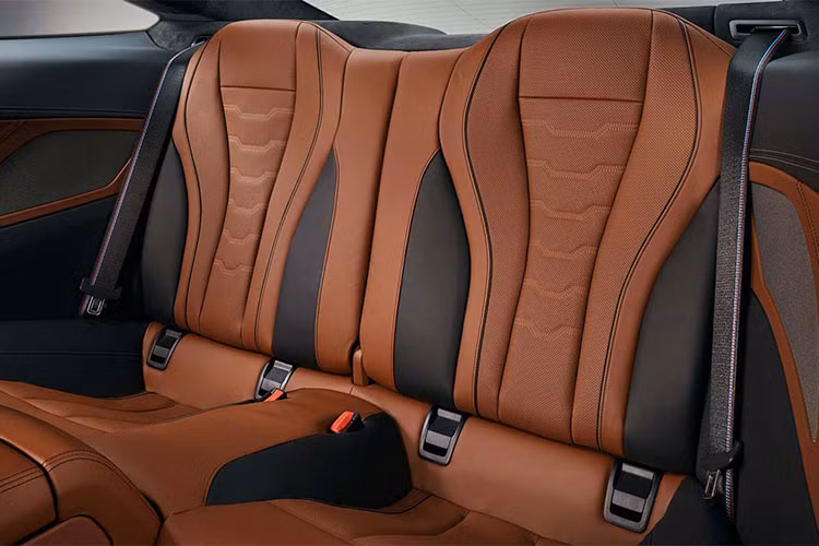 Về an toàn và hỗ trợ lái xe, BMW 8-Series được trang bị các công nghệ an toàn như: Hệ thống Active Cruise Control với chức năng Stop &amp; Go, hỗ trợ duy trì làn đường và cảnh báo chuyển làn đường, cảnh báo va chạm sau... Tính năng tự động đỗ xe song song và vuông góc, người lái có thể quan sát xe để dàng khi đỗ xe với các camera góc rộng xung quanh xe hiển thị các góc nhìn: Surround/Top/Panorama/3D View...