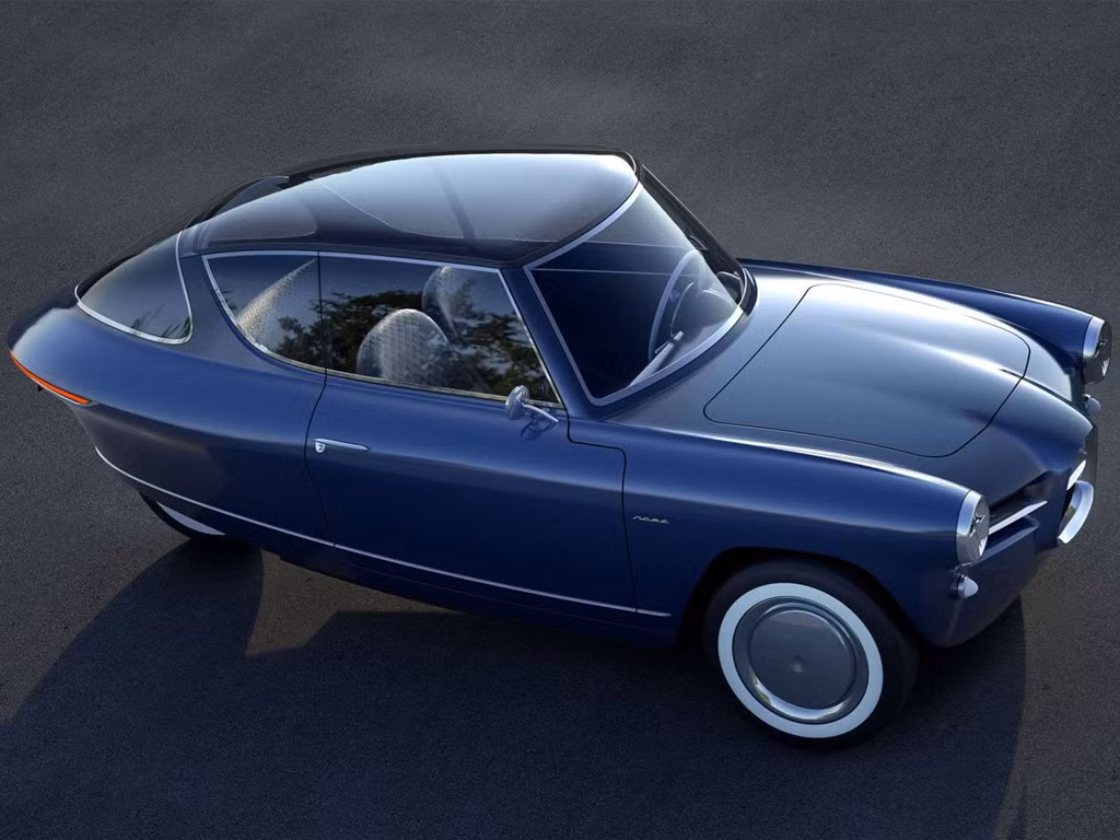 Về ngoại thất, xe có phần mui cố định được thiết kế thoải về sau, nơi chỉ có một bánh duy nhất. Bên trong cabin có 2 ghế ngồi phía trước và một ghế phía sau khá thoải mái cho 3 nguời sử dụng.