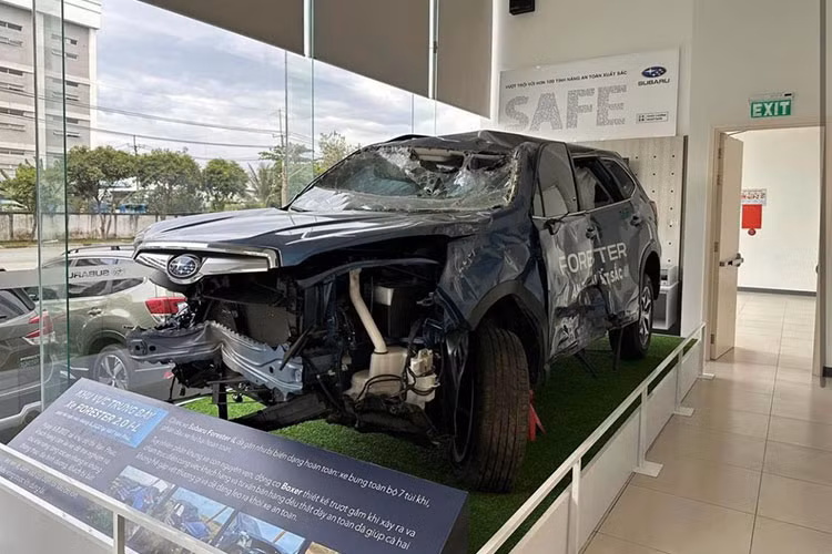 Subaru Forester tai nan “nat dau” co thuc su an toan cho khach Viet?