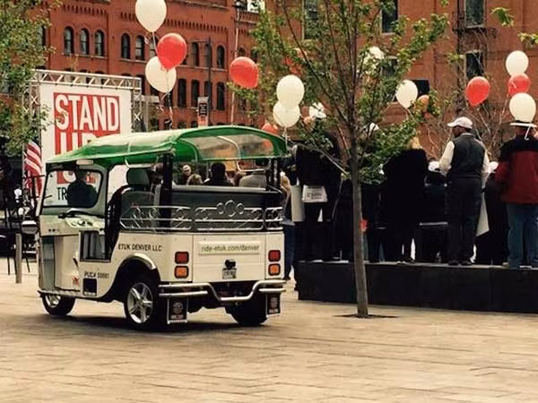 Xe Tuk-tuk dang co ke hoach xam nhap thi truong My