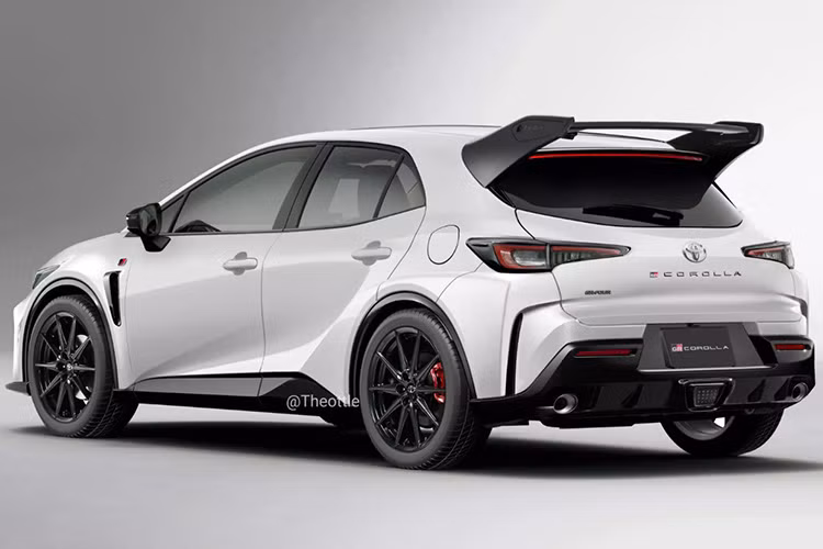 Đặc biệt, phiên bản thể thao hiệu suất cao của Toyota GR Corolla thế hệ mới có thể sẽ nhận được một diện mạo mới đầy ấn tượng, cùng với những cải tiến về động cơ. Các chi tiết nổi bật trên phiên bản GR Corolla 2026 có thể bao gồm: Cản xe chắc chắn hơn, giúp tăng tính khí động học.