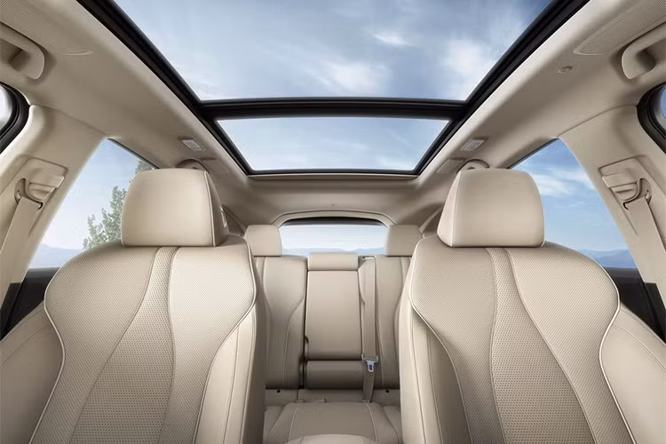 Ngoài ra, còn phải kể đến cửa sổ trời toàn cảnh cỡ lớn, màn hình hiển thị thông tin trên kính lái 10.5 inch, màn hình thông tin giải trí 10.2 inch chạy hệ điều hành Android, touchpad điều khiển, nhận diện giọng nói, nút chuyển 4 chế độ lái, hệ thống âm thanh 710W, 16 kênh được phát triển cùng với "người đồng hương" là hãng Panasonic...