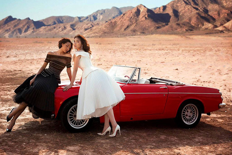 Mới đây nhất, cộng đồng mạng lại được dịp xôn xao khi xuất hiện bộ ảnh mà ở đó Kỳ Duyên, Hoa hậu Việt Nam 2014, thể hiện nhiều cảm xúc e ấp bên người mẫu Minh Triệu. 