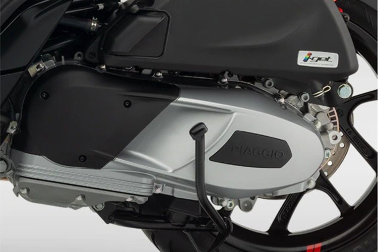 Trái tim của Piaggio Medley S 150 phiên bản đặc biệt vẫn là khối động cơ iGet 150cc, 4 thì, 4 van, làm mát bằng dung dịch, sản sinh công suất 14,75 mã lực tại tua máy 7.750 vòng/phút và mômen xoắn cực đại 14,4 Nm tại tua máy 6.400 vòng/phút.