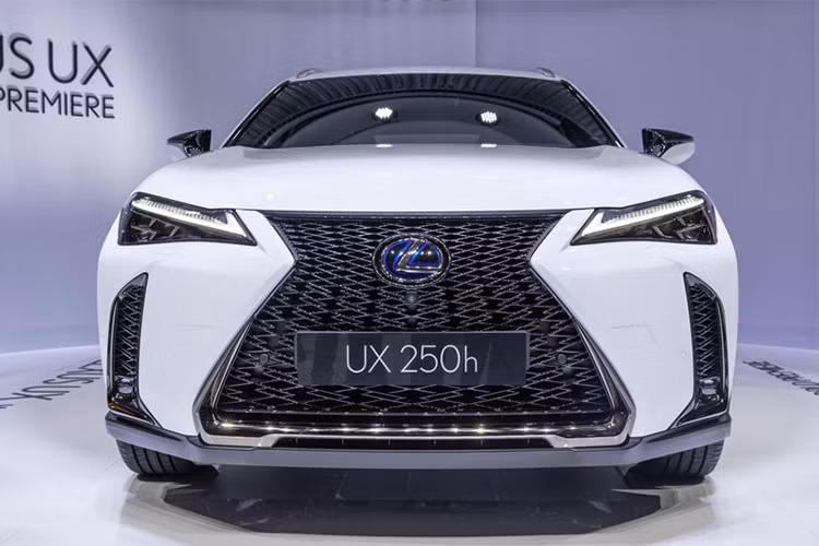 Ngoại hình của UX khá sắc sảo và góc cạnh, nó mang ngôn ngữ đặc trưng của Lexus hiện đại. Xe sở hữu các viền hốc bánh xe to đậm, nhấn mạnh phong cách trẻ trung năng động. Chi tiết đèn định vị đặc trưng của thương hiệu xe sang Nhật Bản được tích hợp chung vào cụm đèn pha.