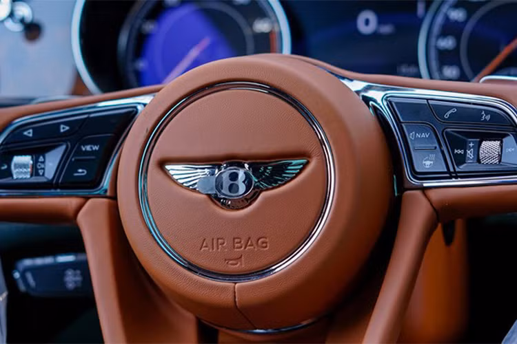 Điểm nhấn không thể rời mắt phía trong nội thất xe là sự xuất hiện của bức tranh dãy núi Rouge Bentayga trên mặt táp lô đặc biệt của Mulliner. Dãy núi Rogue Bentayga ở đảo Gran Canaria, Tây Ban Nha, chính là biểu tượng và nguồn cảm hứng lớn nhất cho cái tên Bentayga mà Bentley lựa chọn cho mẫu SUV “nhanh và mạnh nhất thế giới”.
