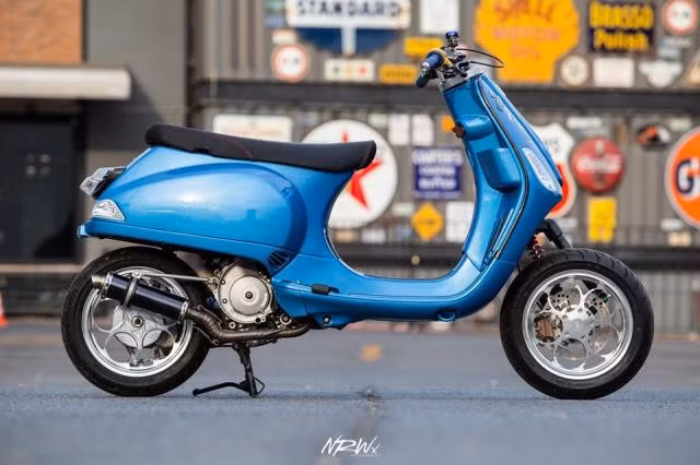Chiếc xe này sau khi hoàn thất quá trình độ có thể tăng cường khả năng vận hành, nhưng với những người hâm mộ xe máy Vespa, có vẻ như nó đã phá đi những giá trị của thương hiệu này.