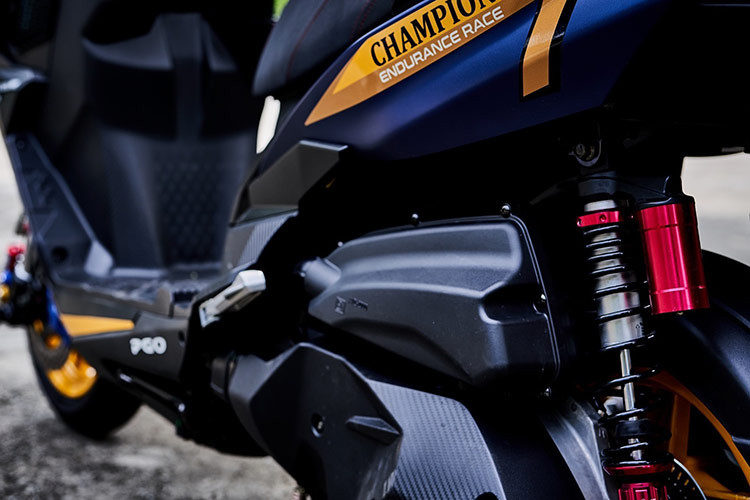 Về khả năng vận hành, mẫu xe tay ga PGO TIG Champions Edition 2024 phiên bản đặc biệt này được hãng trang bị động cơ 169,5 cc, 1 xi-lanh, 4 thì, 4 van, SOHC và làm mát bằng chất lỏng.