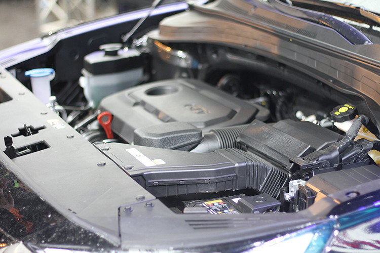 Tại Việt Nam, Hyundai SantaFe 2019 được phân phối với 6 phiên bản và 6 lựa chọn màu sắc gồm đen, trắng, đỏ đô, bạc, vàng cát và xanh dương. Cùng với đó là 2 phiên bản động cơ. Động cơ xăng Theta II 2,4 lít cho công suất 188 mã lực tại 6.000 vòng/phút và mô-men xoắn 241 Nm tại 4.000 vòng/phút, đi kèm với hộp sô tự động 6 cấp Shifttronic. 