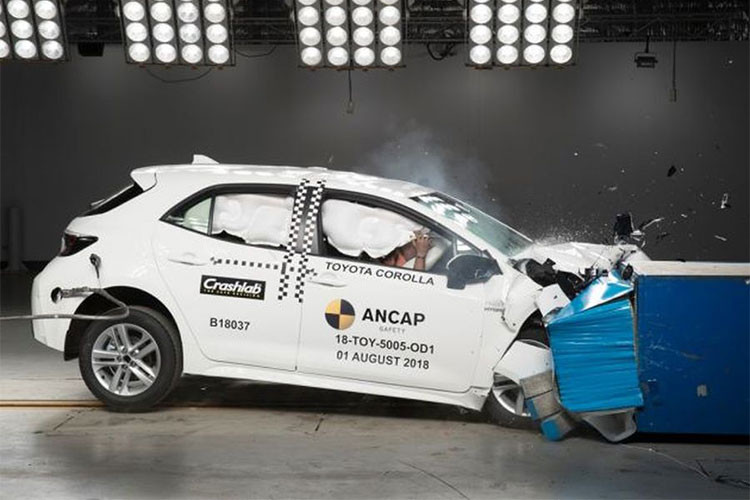 Đối với các bài kiểm tra cá nhân khác, Toyota Corolla Hatchback mới đạt 7,31 / 8 điểm khi thực hiện bài thử nghiệm va chạm trước một phần và 7,57 / 8 điểm trong các bài thử va chạm toàn phần của đầu xe.