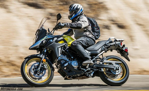 Theo công bố của hãng xe máy Suzuki, mức tiêu thụ nhiên liệu của khối động cơ này ở mức chỉ 24,3 km/l, một con số khá ấn tượng. Công nghệ hỗ trợ trên xe bao gồm hệ thống kiểm soát lực kéo chống trượt bánh sau hai chế độ, hệ thống hỗ trợ khởi động, hệ thống hỗ trợ vòng tua thấp.