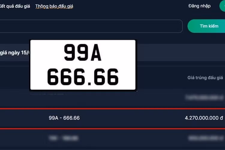 Đáng chú ý hơn, anh này chia sẻ ban đầu chỉ định chi ra ngân sách từ 2 - 3 tỷ đồng cho biển số VIP 99A-666.66 của tỉnh Bắc Ninh, tuy nhiên, khi thực tế đấu giá, số đẹp này đã được đẩy lên rất cao, trên 4 tỷ đồng khiến anh đã có ý định bỏ cuộc. Nhưng nhờ vào sự động viên của vợ đã mạnh tay đấu giá 4,27 tỷ đồng, trở thành người trúng đấu giá biển số đẹp 99A-666.66, và cũng thành người đầu tiên nộp đầy đủ tiền đấu giá.