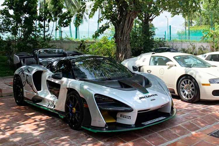 Senna cũng là siêu xe McLaren duy nhất có mặt trong garage xe của ông Đặng Lê Nguyên Vũ hiện nay, trước đó, doanh nhân này có mua McLaren 650S Spider để trưng bày cho vui, sau đó đã bán lại. Ngoài ra, tại Việt Nam còn có 1 siêu xe đua là McLaren Senna GTR được nhập về, nhưng được cho là vẫn hcuwa có khác tìm mua.