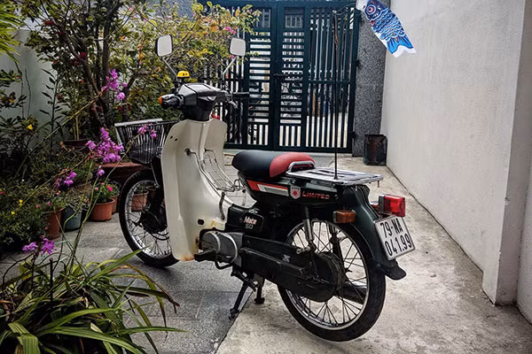 Ở phía sau, Mate 50 cũng được trang bị baga thay vì yên sau. Cụm đèn hậu của xe có thiết kế truyền thống với các đèn hậu và đèn xi-nhan lồi ra ngoài. Bên cạnh Mate 50, Yamaha còn sản xuất dòng Town Mate 50 với thiết kế tương tự nhưng dùng động cơ 4 kỳ, dẫn động bằng trục các-đăng.