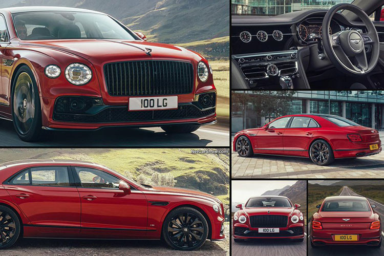 Chúc mừng Bentley Flying Spur đã trở thành "sedan nhanh nhất thế giới". Trước đó, Flying Spur đã vinh dự được trao một "danh hiệu" khác, đó là "sedan thể thao hạng sang tân tiến nhất thế giới". Xe được đầu tư rất nhiều về mặt trang thiết bị công nghệ, điển hình là trang bị màn hình cảm ứng tiêu chuẩn kích cỡ 12.3 inch có thể mở ra, thu vào đầy linh hoạt, cùng nhiều bộ phận ốp gỗ bóng Veneer cao cấp.