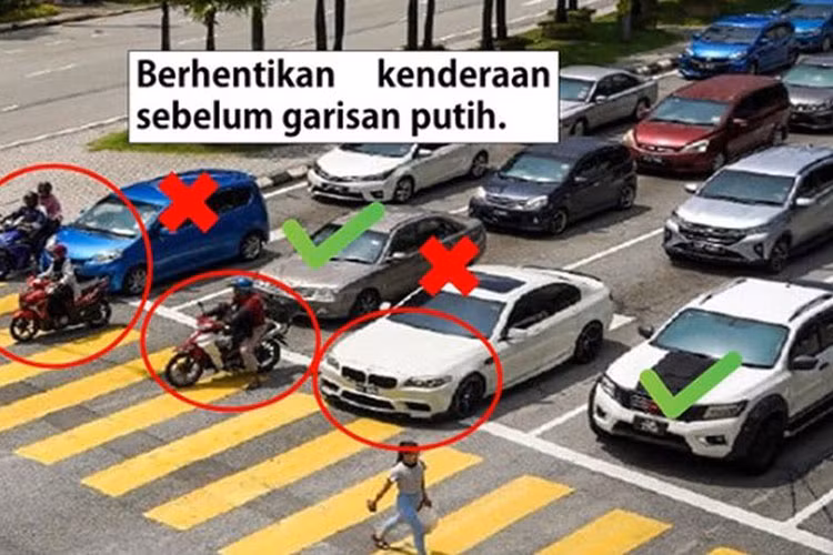 Di xe may dung den do qua vach co the bi di tu?