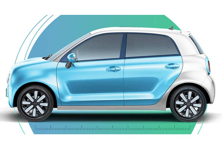 Về thiết kế, mẫu xe ôtô điện ORA R1 của Trung Quốc có thiết kế khá nhỏ nhắn, giống như một chiếc MINI Cooper. Các chi tiết bên ngoài cũng khá hiện đại với đèn chiếu sáng dạng led cùng hai màu sơn bắt mắt.