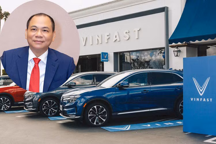 Ty phu Pham Nhat Vuong lap cong ty mua ban va cho thue oto dien